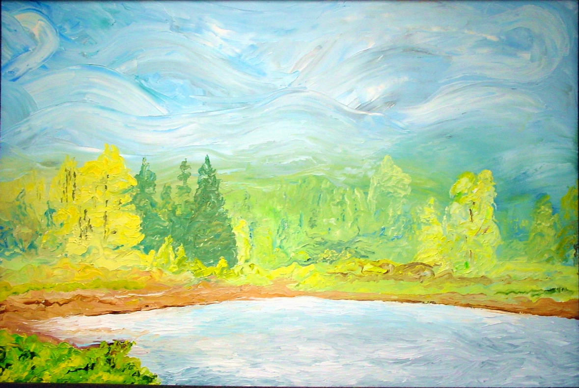 Lost Lake, 24 x 36 inches, $1000.00