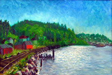 Astoria, 18 x 28 inches, SOLD