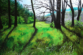 Bald Hill 2, 24 x 36 inches, SOLD