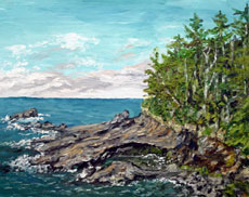 Boiler Bay, 16 x 20 inches, SOLD