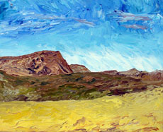 Diablo Peak, 16 x 20 inches, $500.00