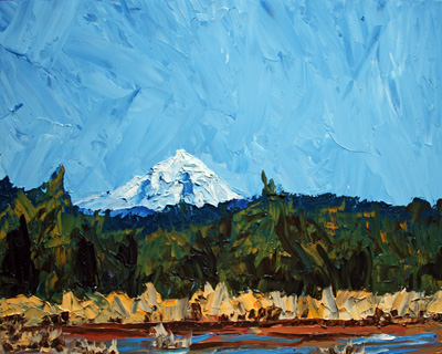 Mt Jeff, 16 x 20 inches, $270.00