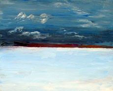 Salt Flats, 16 x 20 inches, $500.00