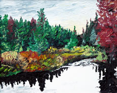 Saint Louis Creek, 16 x 20 inches, SOLD