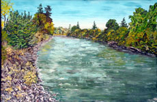 Willamette Autumn, 24 x 36 inches, $1200.00